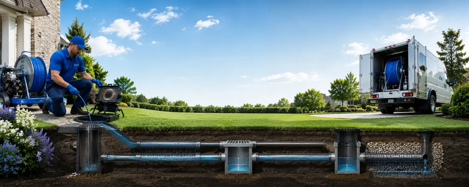 Outdoor drain cleaning information for Jeddo, MI